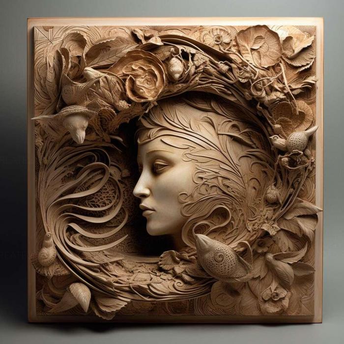 نموذج ثلاثي الأبعاد لآلة CNC 3D Art 